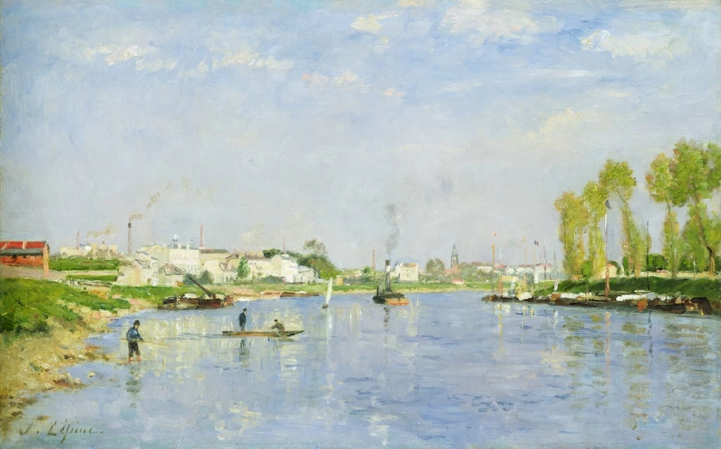 Il canale di Saint - Denis, Hamburger Kunsthalle, Hamburg